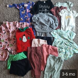 Kids Pajamas Set - Pink and Red
